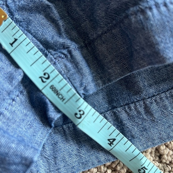 a new day Chambray 3” chino shorts NWT size 10 - Picture 11 of 12